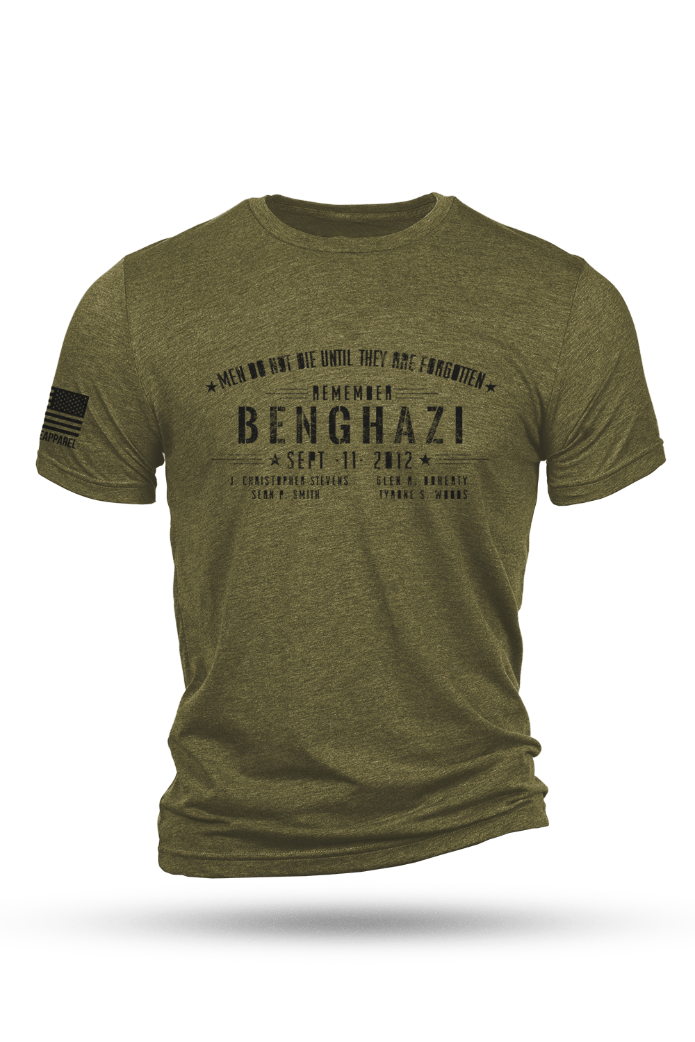 Tri-Blend T-Shirt - Benghazi - Nine Line Apparel