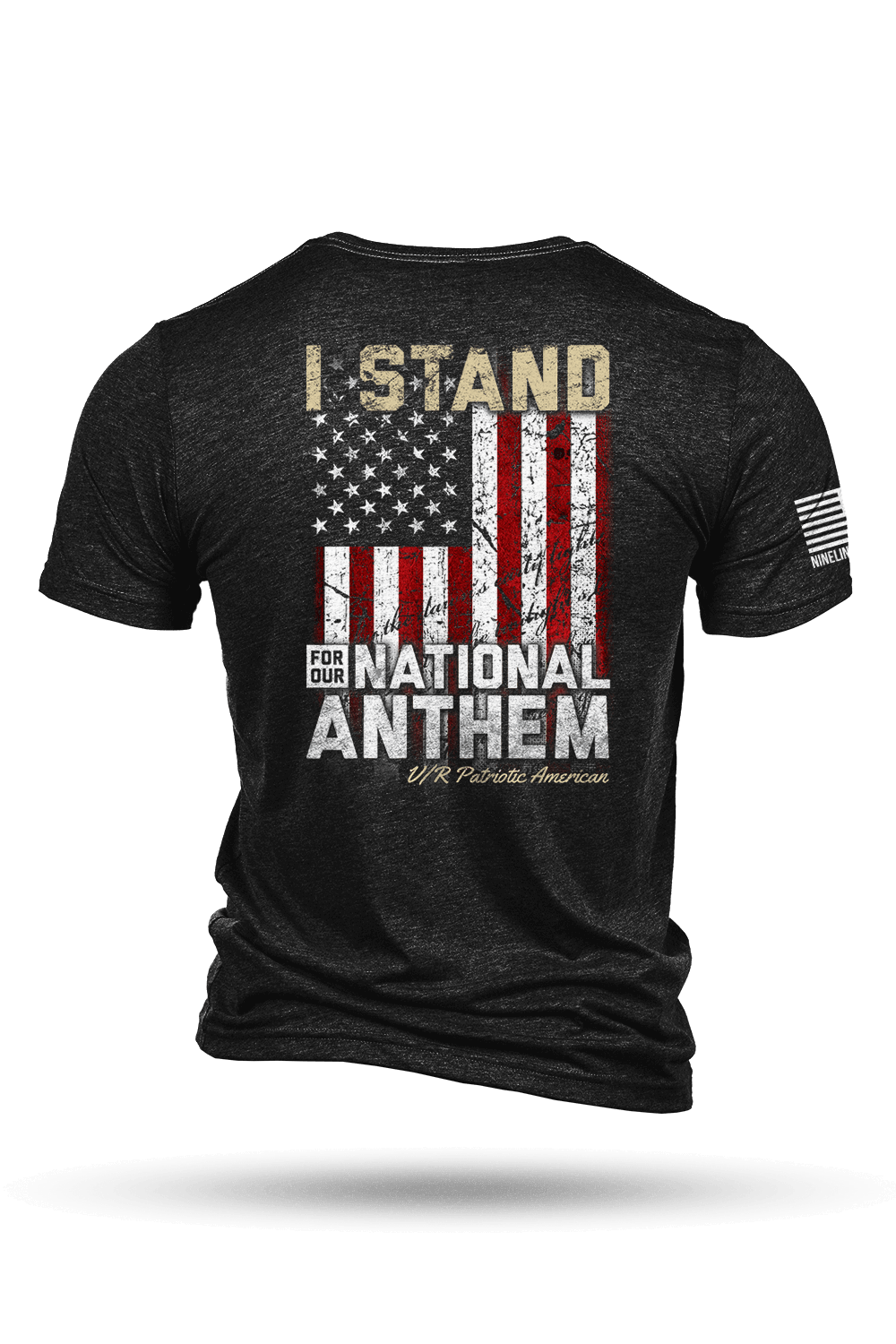 Tri-Blend T-Shirt - I Stand - Nine Line Apparel