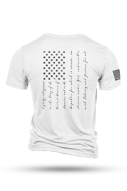 Tri-Blend T-Shirt - The Pledge - Nine Line Apparel