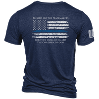Thin Blue Line - Tri-Blend T-Shirt