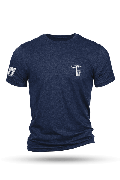 Tri-Blend T-Shirt - Thin Blue Line - Nine Line Apparel