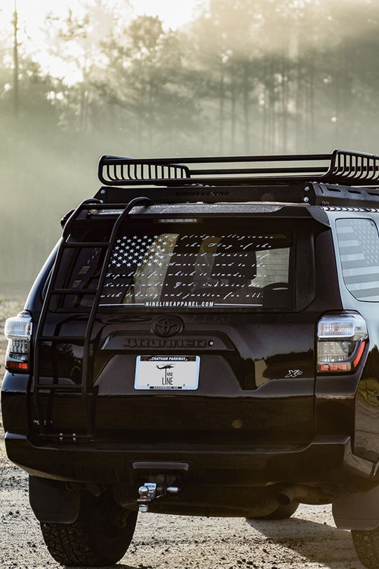 Vinyl Decal - The Pledge - Nine Line Apparel