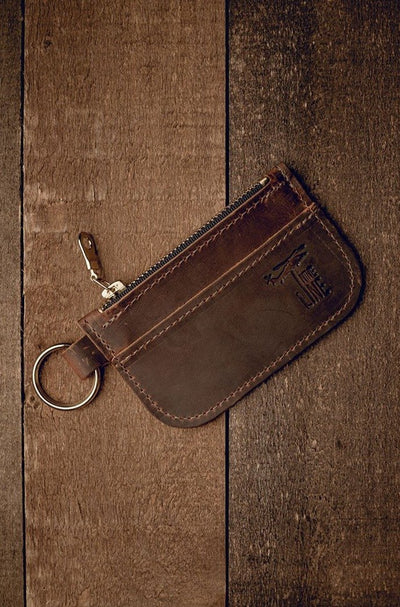 Women's American Made Leather Card Wallet - Nine Line Apparel