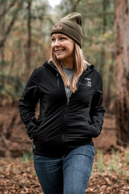 Women's Hooded Soft Shell Jacket - Nine Line Apparel