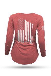 America - Women's Long-Sleeve Shirt