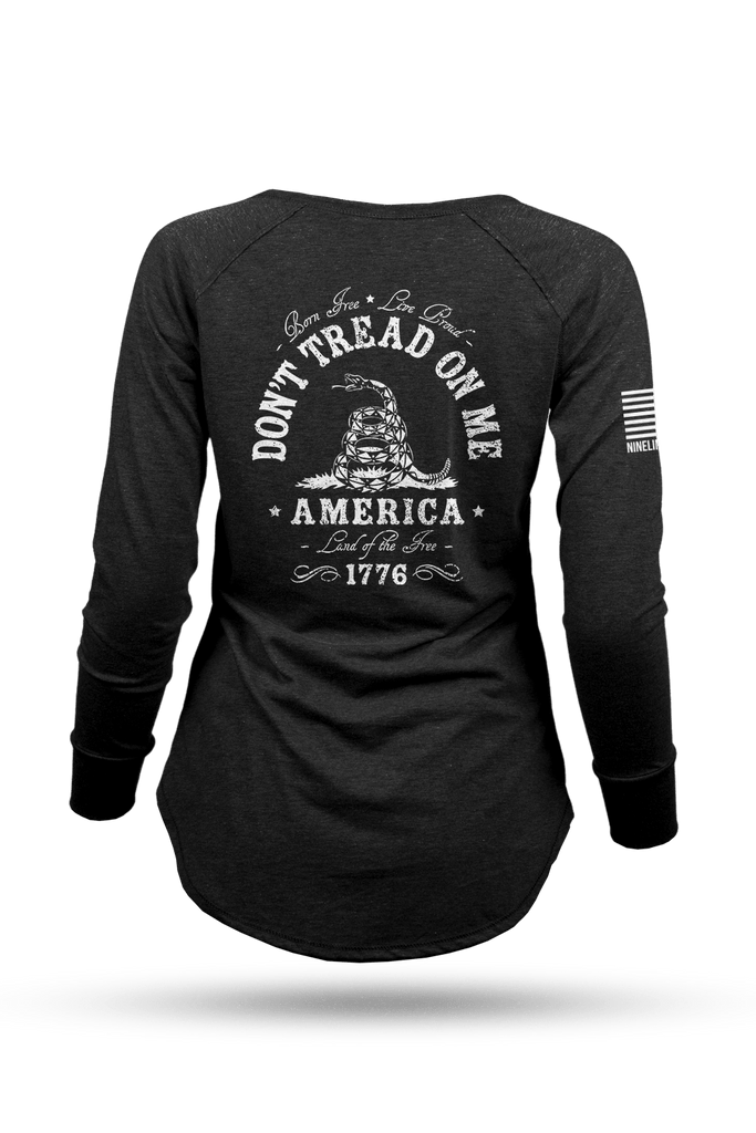 Women's Long Sleeve Shirt Don't Tread On Me – Nine Line Apparel