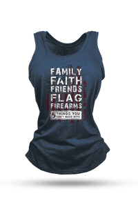 Women's Racerback Tank - 5 Things