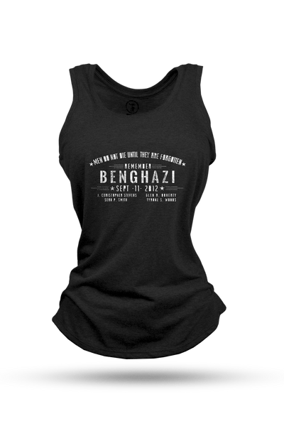 Women's Racerback Tank - Benghazi - Nine Line Apparel
