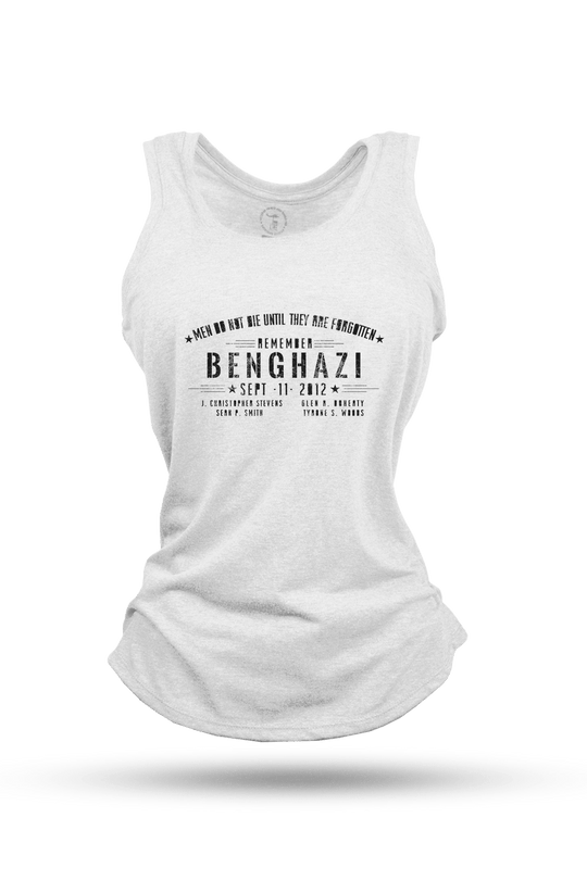 Women's Racerback Tank - Benghazi - Nine Line Apparel