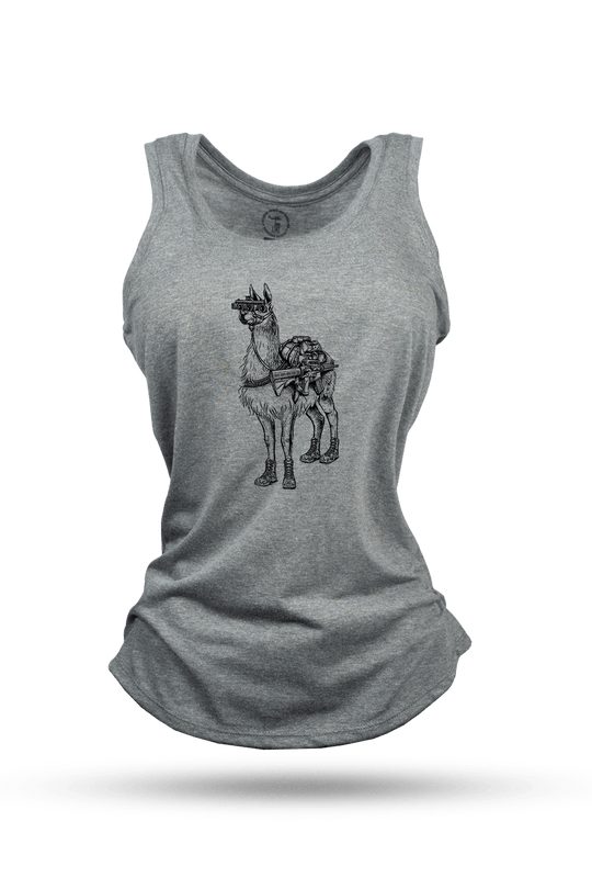 Women's Racerback Tank - Freedom Llama - Nine Line Apparel