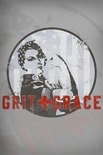 Women's Racerback Tank - Grit and Grace - Nine Line Apparel