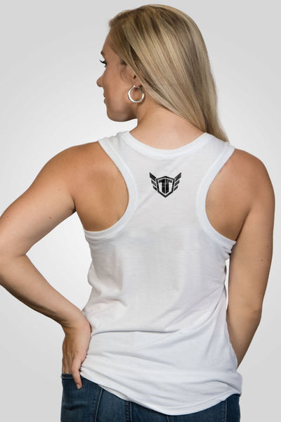 Women's Racerback Tank - Tig - Double Tap - Nine Line Apparel