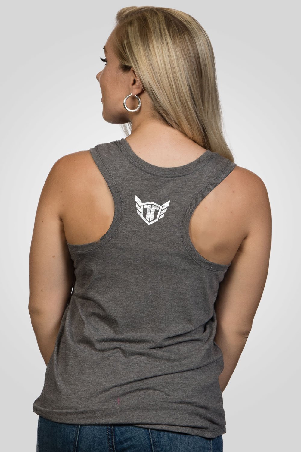 Women's Racerback Tank - Tig - Double Tap - Nine Line Apparel