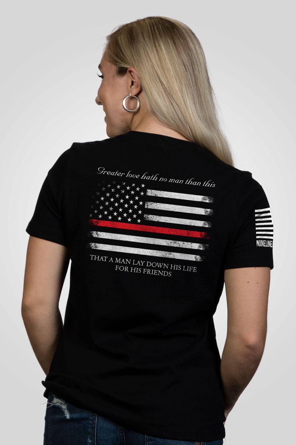 Women's Relaxed Fit T-Shirt - Thin Red Line
