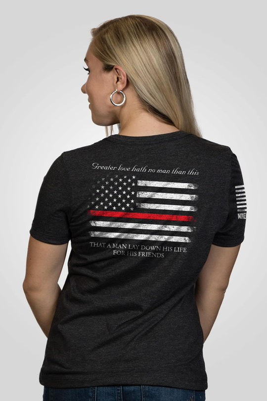 Women's Relaxed Fit T-Shirt - Thin Red Line
