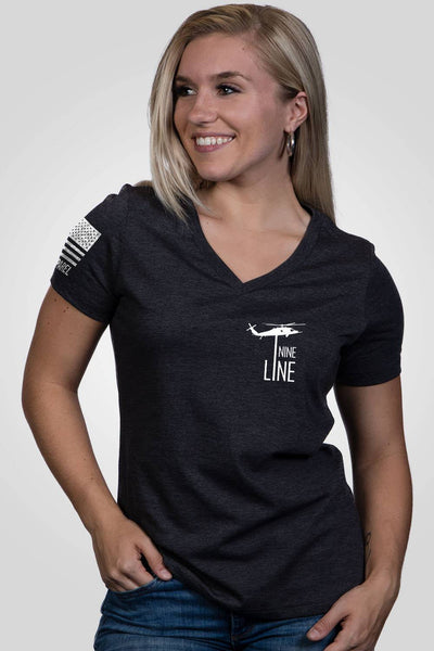 Women's Relaxed Fit V-Neck Shirt - 5 Things - Nine Line Apparel