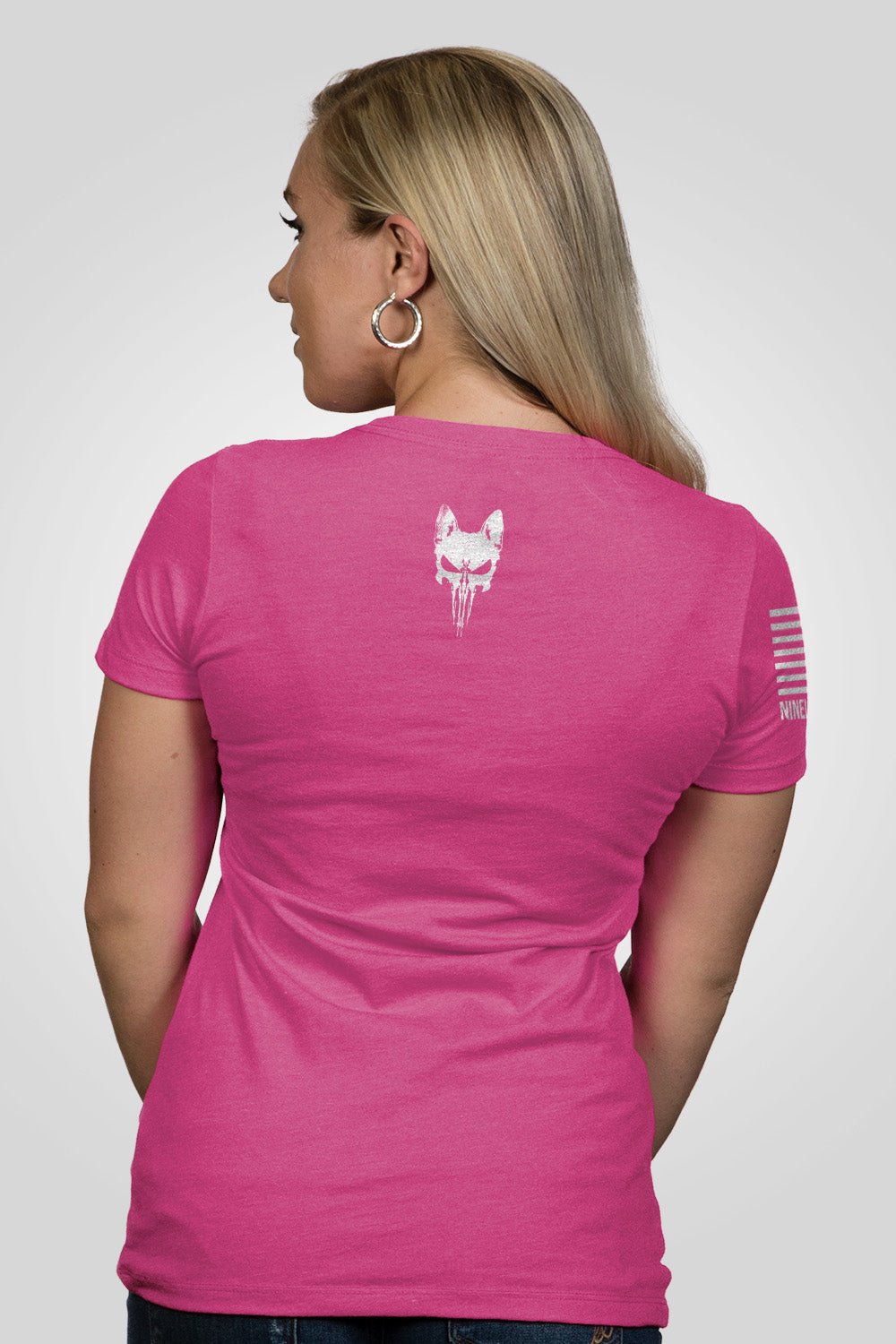 Women's Relaxed Fit V-Neck Shirt - Drink Coffee Pet Dogs - Nine Line Apparel