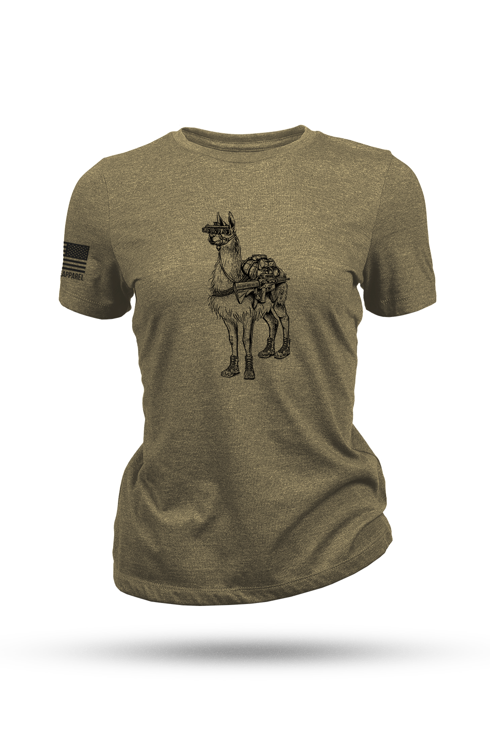 Women's T-Shirt - Freedom LLAMA - Nine Line Apparel