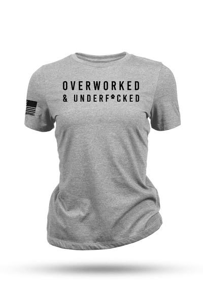 Women's T-Shirt - Overworked Taz - Nine Line Apparel