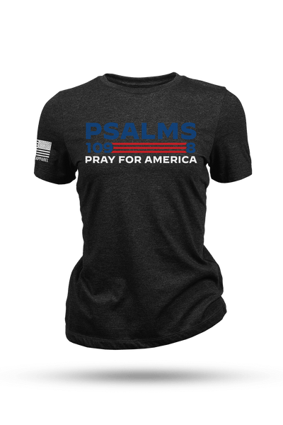 Women's T-Shirt - Psalms 109:8 - Nine Line Apparel
