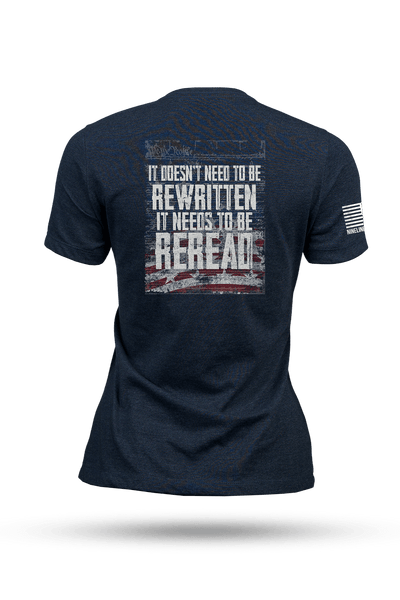 Women's T-Shirt - REREAD - Not ReWritten - Nine Line Apparel