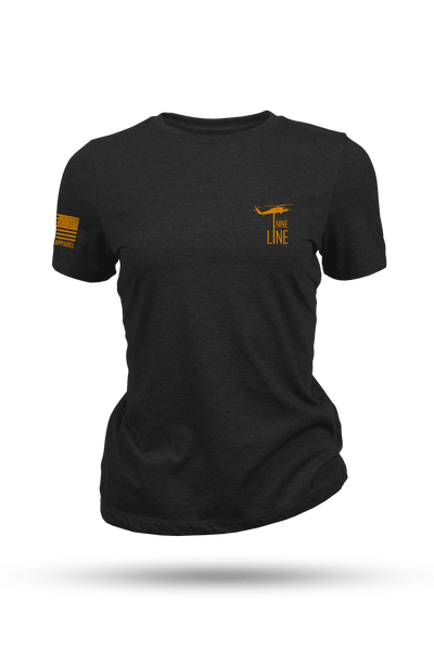Women's Tri-Blend T-Shirt - ALIEN SQUATCH - Nine Line Apparel