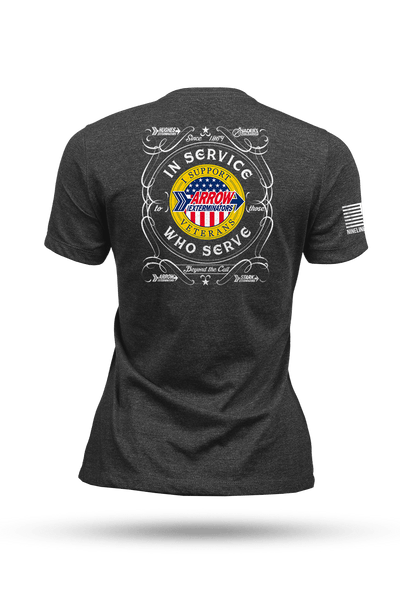 Women's Tri-Blend T-Shirt - Arrow Exterminators - Nine Line Apparel