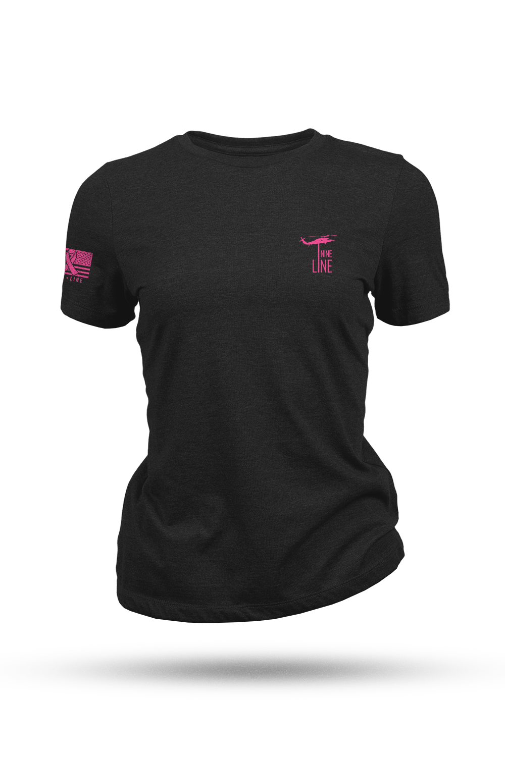 Women's Tri-Blend T-Shirt - Breast Cancer One Fight - Nine Line Apparel