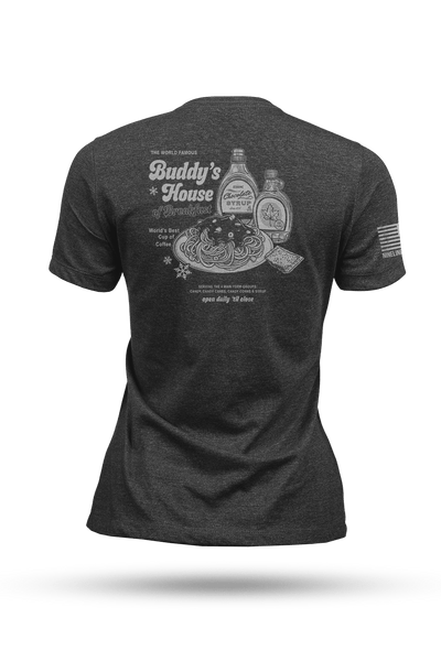 Women's Tri-Blend T-Shirt - Buddy's House of Breakfast - Nine Line Apparel
