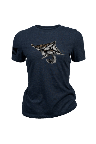 Women's Tri-Blend T-Shirt - FLYING SQUIRREL - Nine Line Apparel