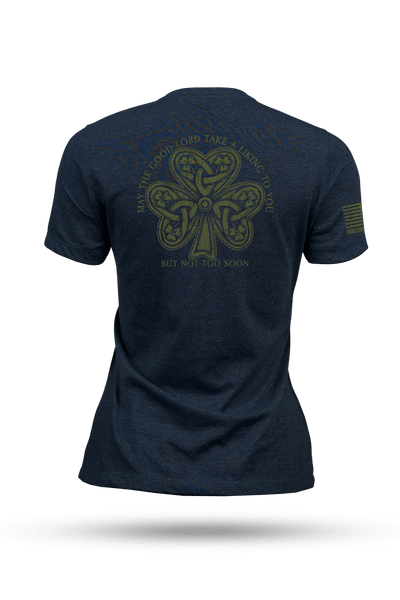 Women's Tri-Blend T-Shirt - Good Lord Clover - Nine Line Apparel