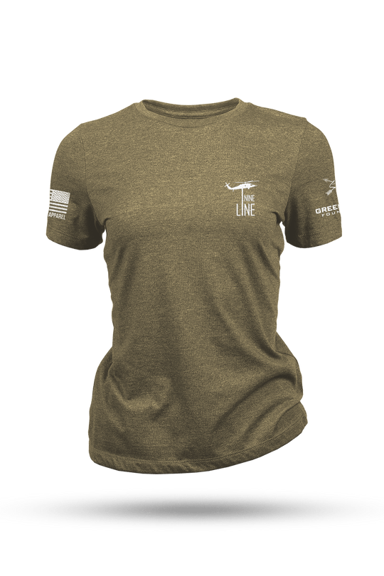 Women's Tri-Blend T-Shirt - Green Beret Foundation - Brothers in Battle - Nine Line Apparel