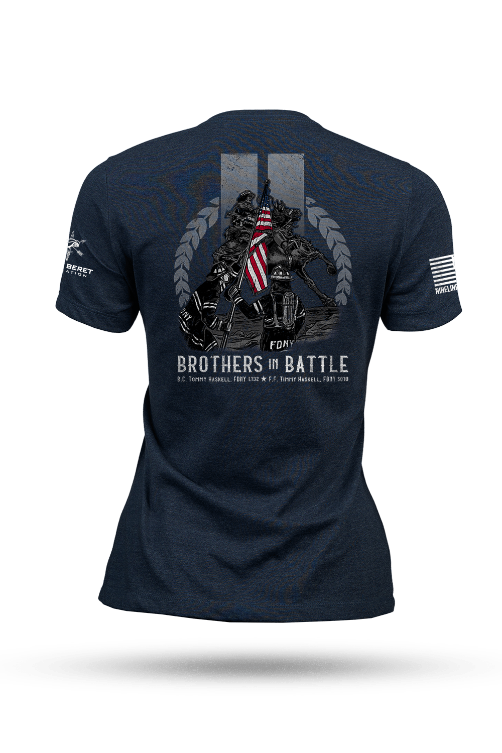 Women's Tri-Blend T-Shirt - Green Beret Foundation - Brothers in Battle - Nine Line Apparel