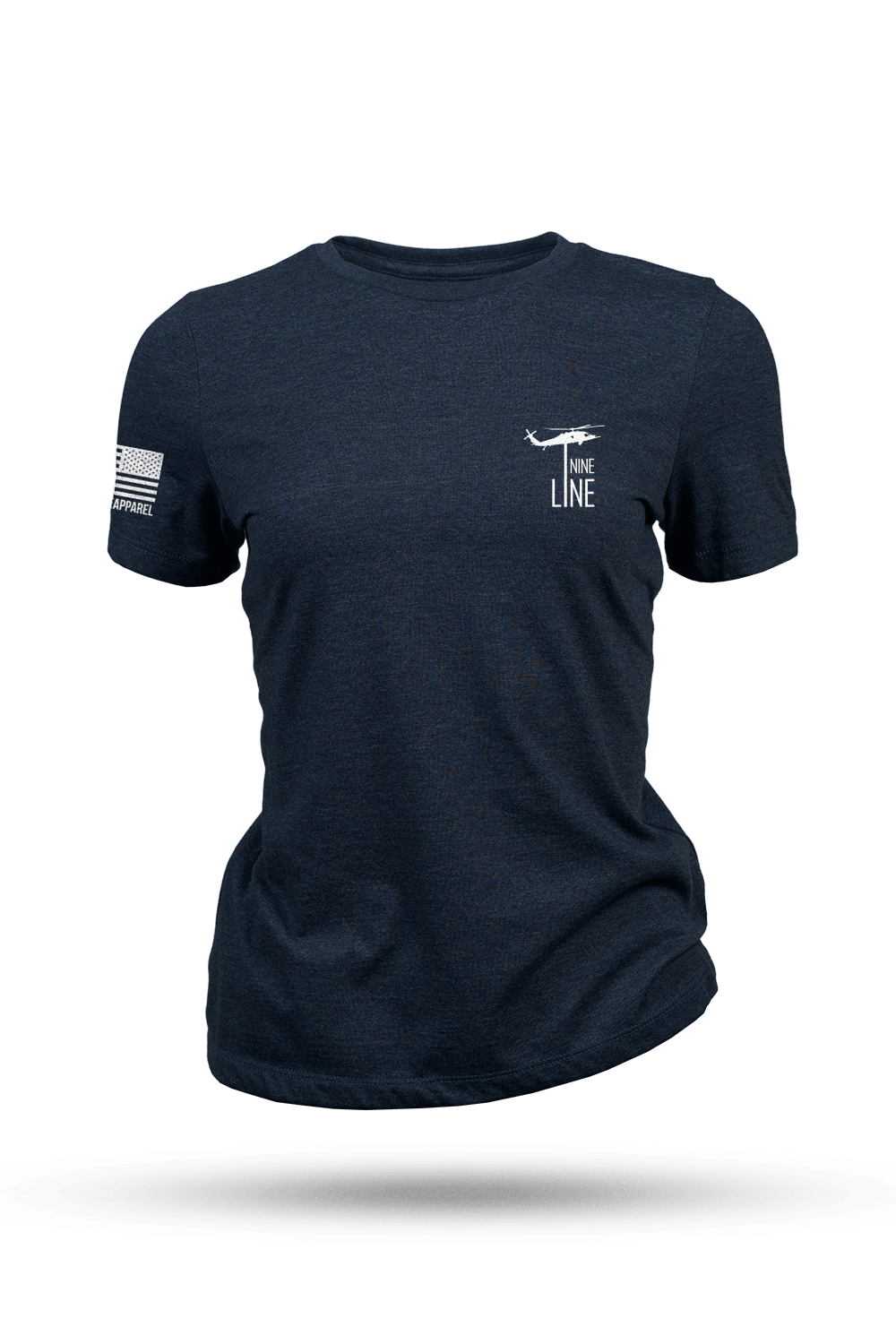 Women's Tri-Blend T-Shirt - Maltese Cross Schematic - Nine Line Apparel