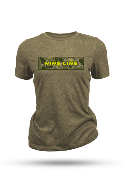 Women's Tri-Blend T-Shirt - NL FROG SKIN CAMO - Nine Line Apparel