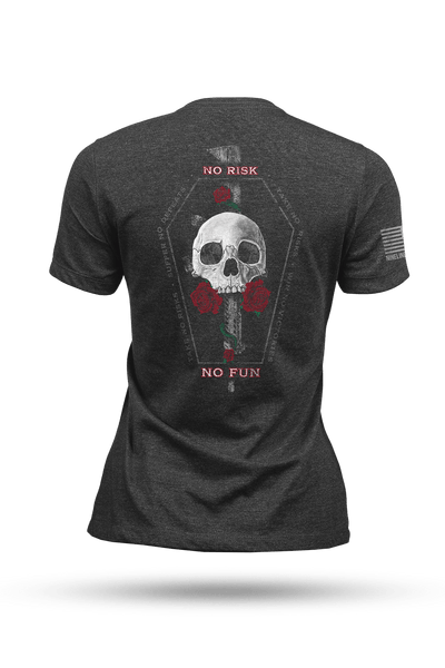 Women's Tri-Blend T-Shirt - No Risk, No Fun - Nine Line Apparel