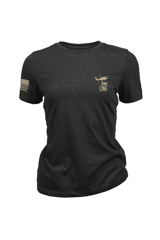 Women's Tri-Blend T-Shirt - Nurse Flag - Nine Line Apparel