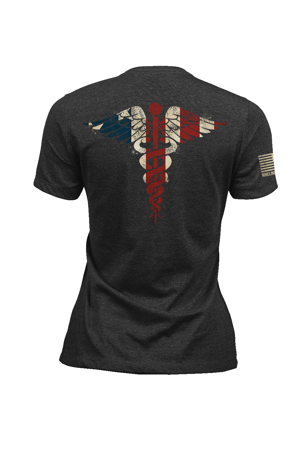 Women's Tri-Blend T-Shirt - Nurse Flag - Nine Line Apparel