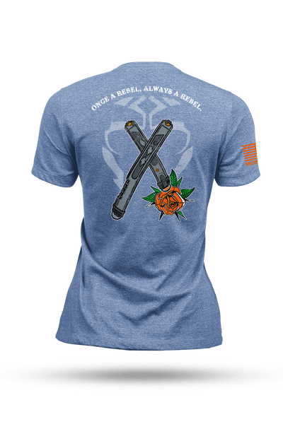Women's Tri-Blend T-Shirt - Once a Rebel - Nine Line Apparel