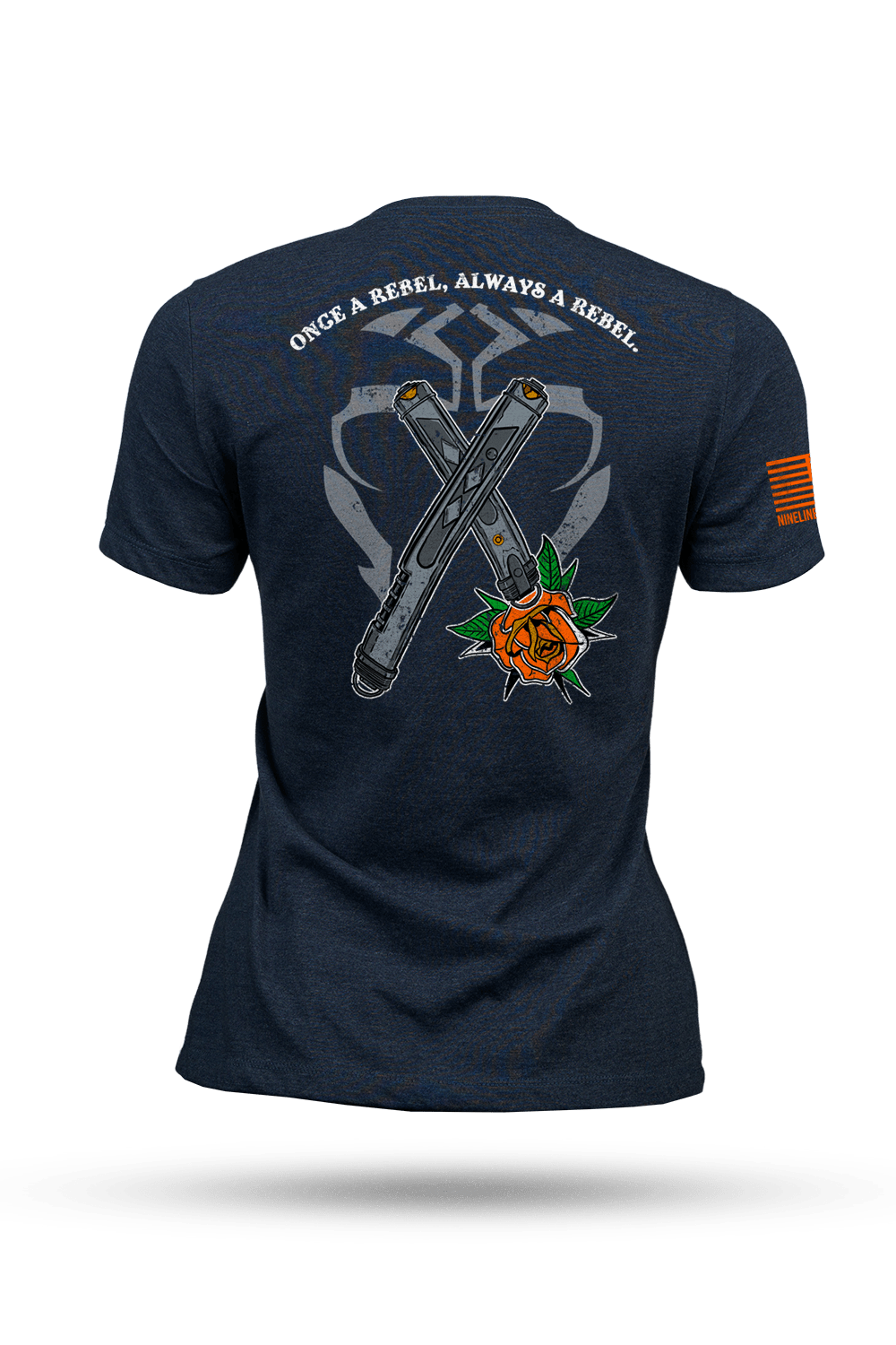 Women's Tri-Blend T-Shirt - Once a Rebel - Nine Line Apparel