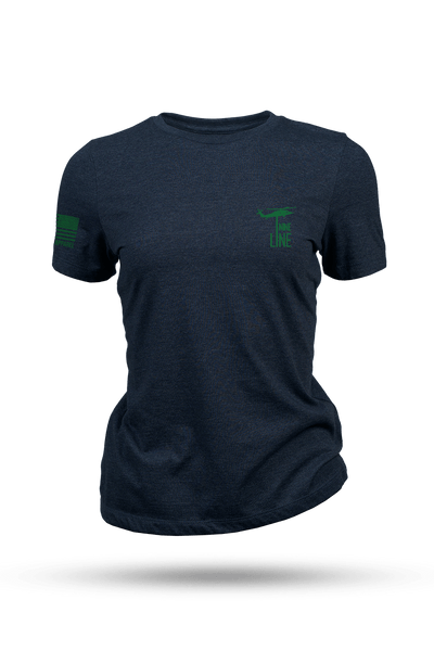 Women's Tri-Blend T-Shirt - St. Patrick's Day Men of Fire - Nine Line Apparel