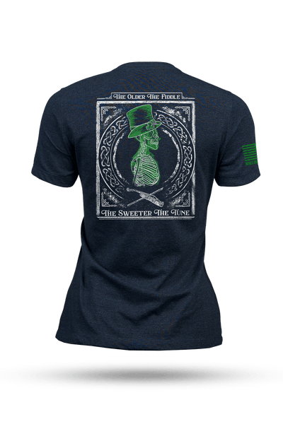 Women's Tri-Blend T-Shirt - St. Patrick's Day The Sweeter The Tune - Nine Line Apparel