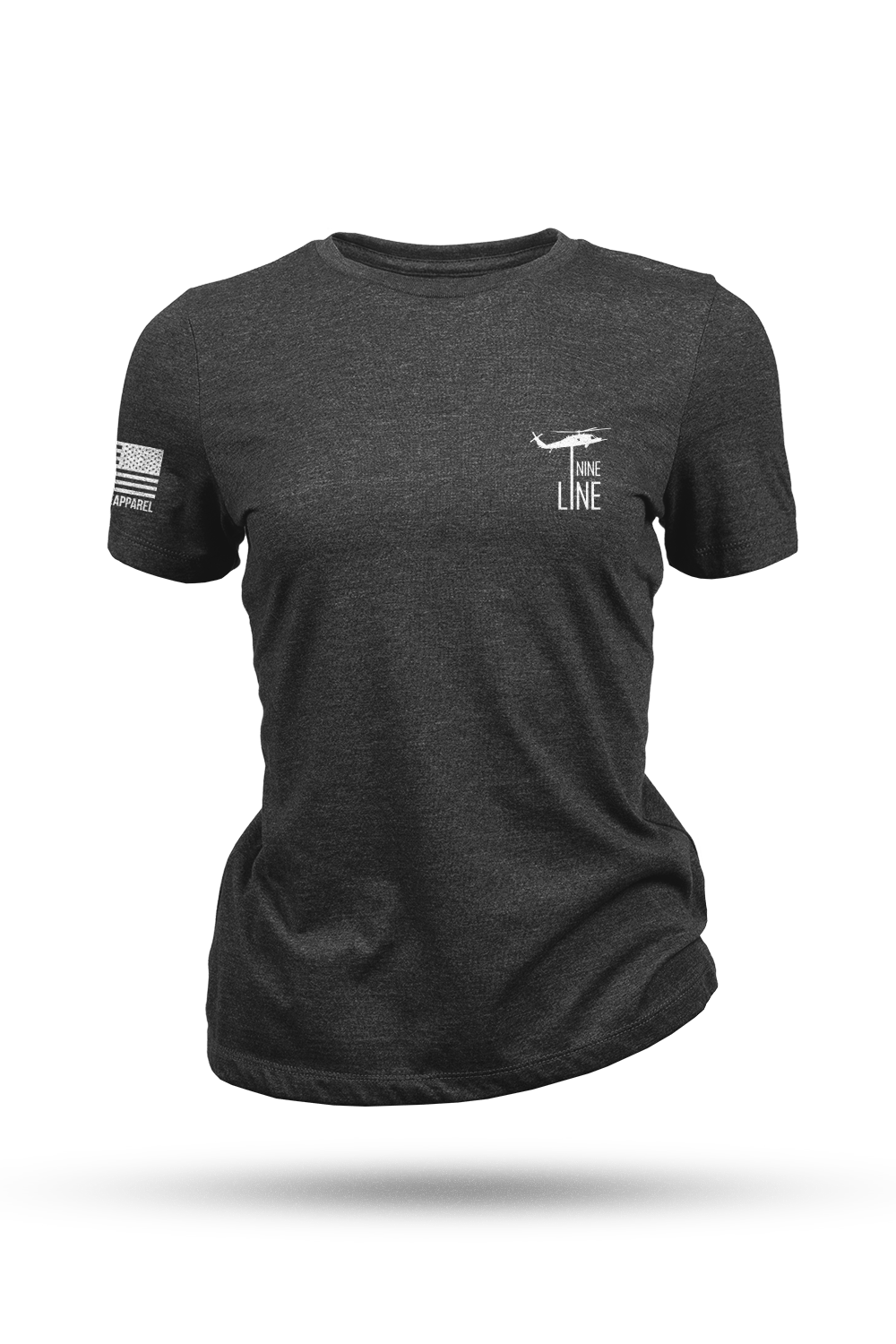 Women's Tri-Blend T-Shirt - Thin Red Line - Nine Line Apparel