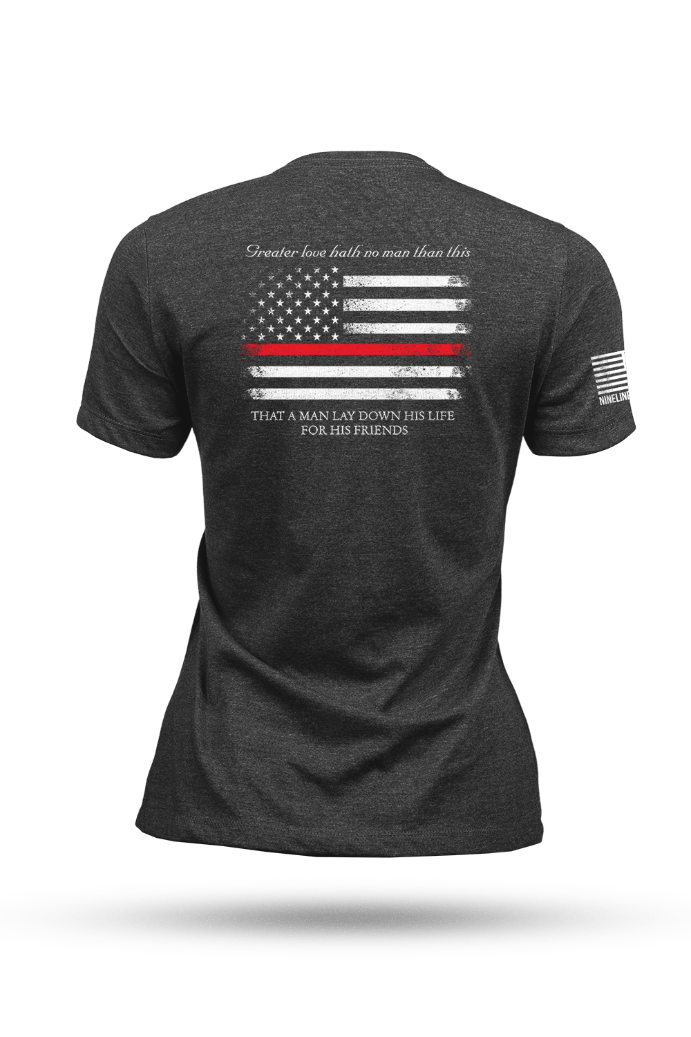 Women's Tri-Blend T-Shirt - Thin Red Line - Nine Line Apparel