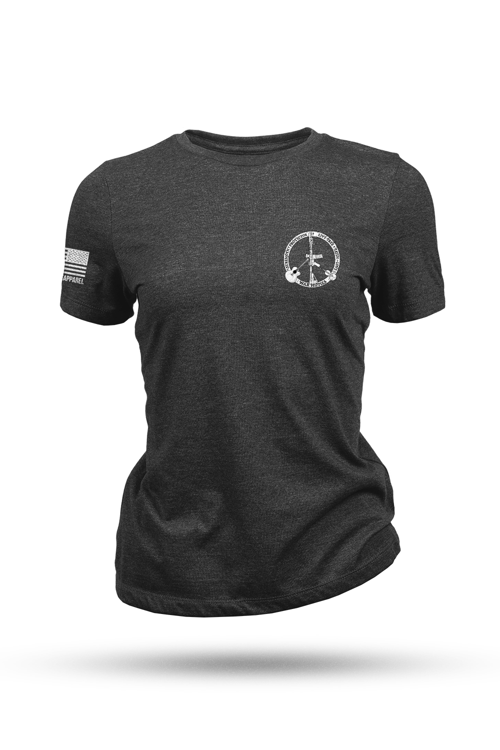 Women's Tri-Blend T-Shirt - War Hippies - Free - Nine Line Apparel