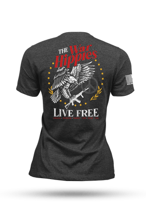 Women's Tri-Blend T-Shirt - War Hippies - Free - Nine Line Apparel