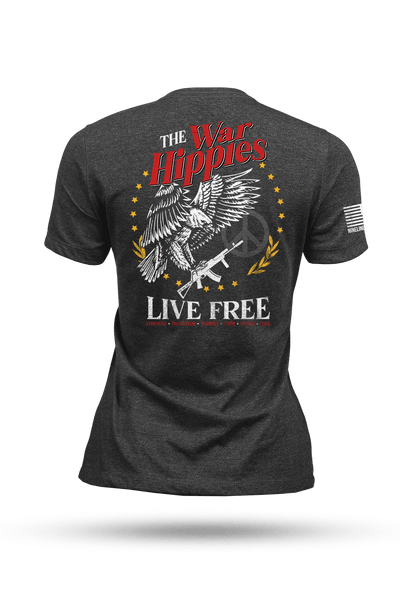 Women's Tri-Blend T-Shirt - War Hippies - Free - Nine Line Apparel