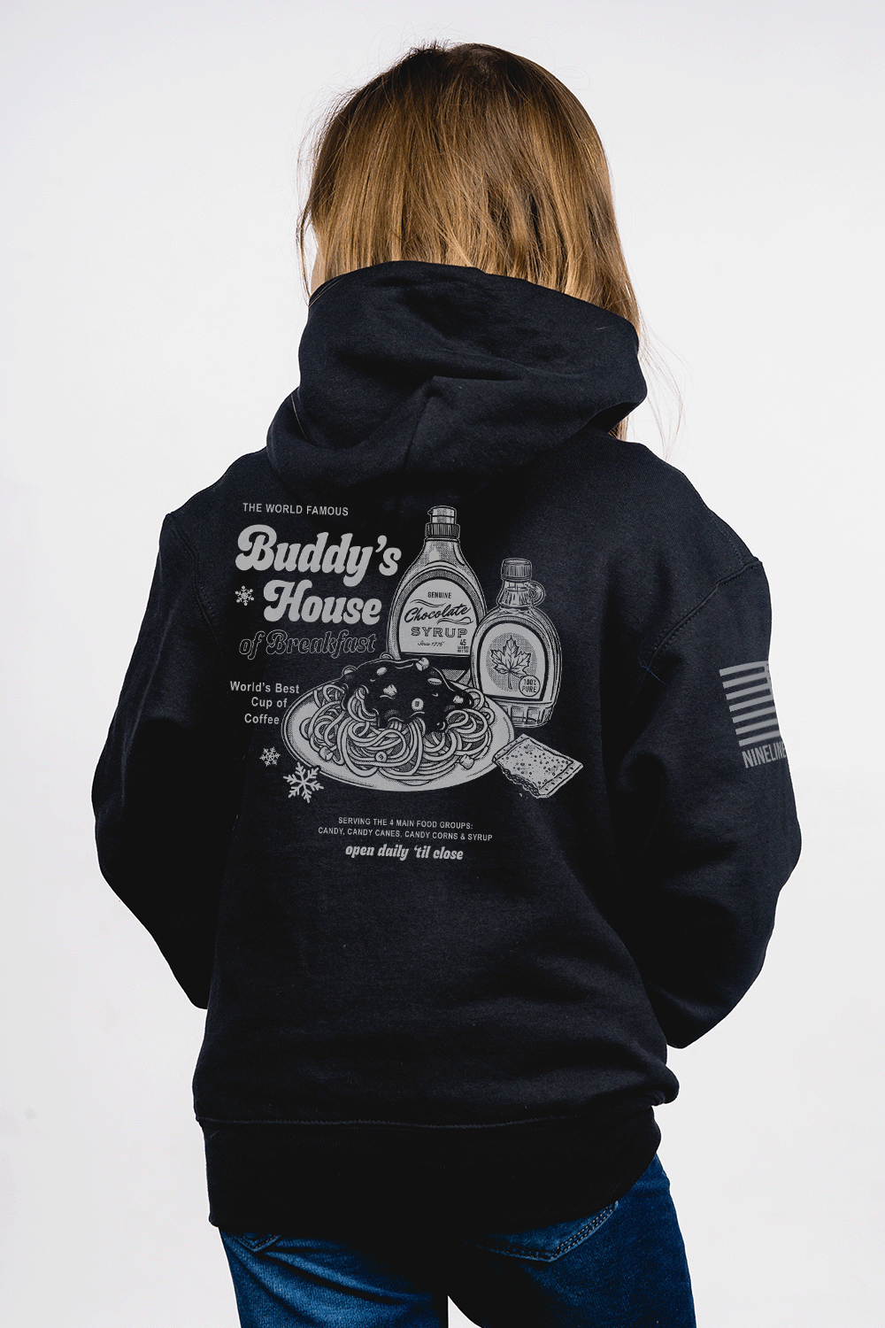 Youth Hoodie - Buddy's House of Breakfast - Nine Line Apparel