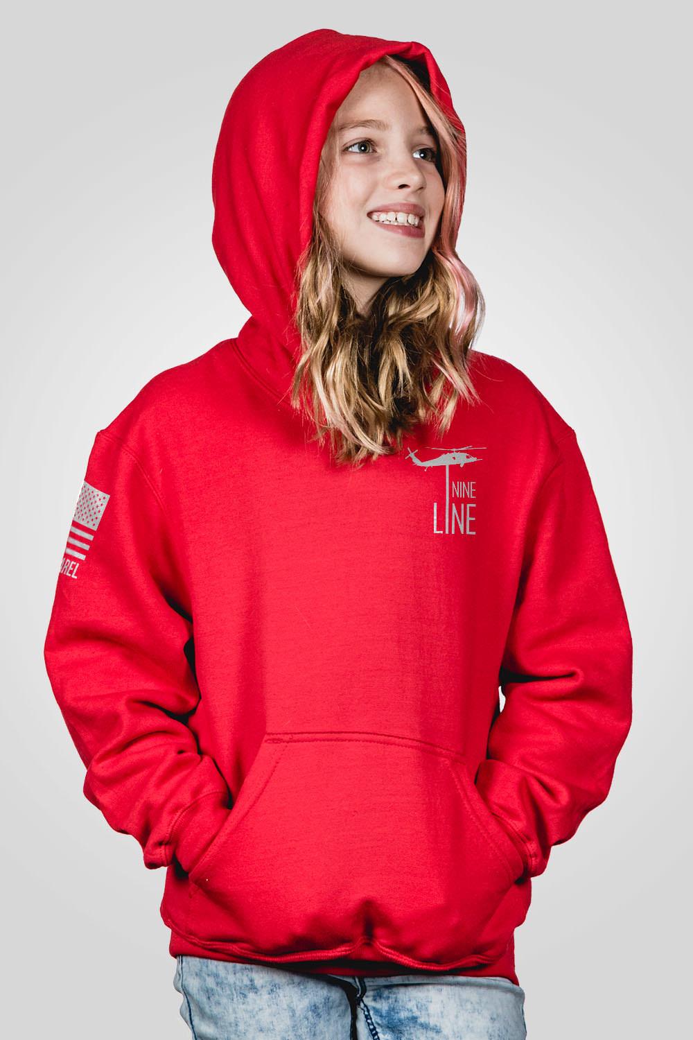 Youth Hoodie - Drop Line - Nine Line Apparel