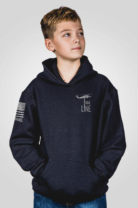 Youth Hoodie - Drop Line - Nine Line Apparel